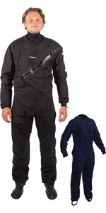 2022 Gul Mens Dartmouth Eclip Zip Drysuit & Underfleece GM0378-B9 - Black